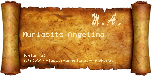 Murlasits Angelina névjegykártya